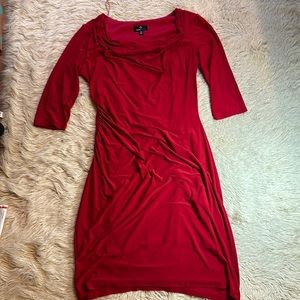 Red Cocktail Style Dress 16